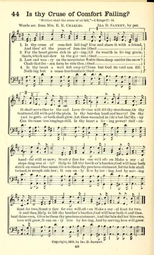 The Finest of the Wheat: hymns new and old, for missionary and revival meetings, and sabbath-schools page 47