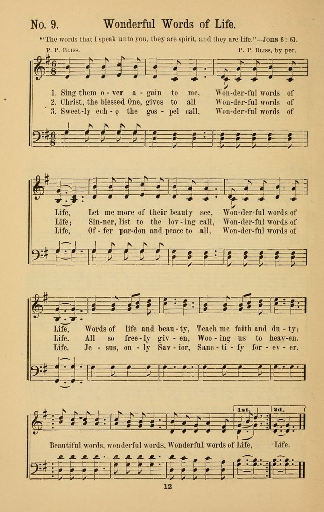 The Great Awakening: a choice collection of new and standard gospel songs page 12