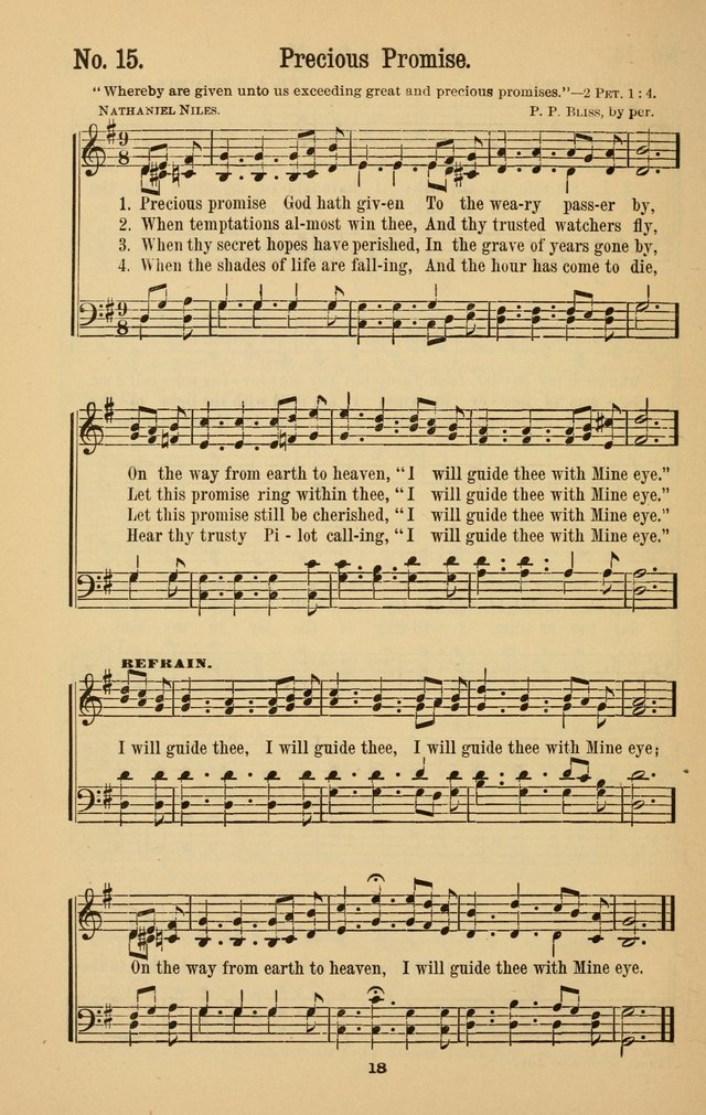 The Great Awakening: a choice collection of new and standard gospel songs page 18