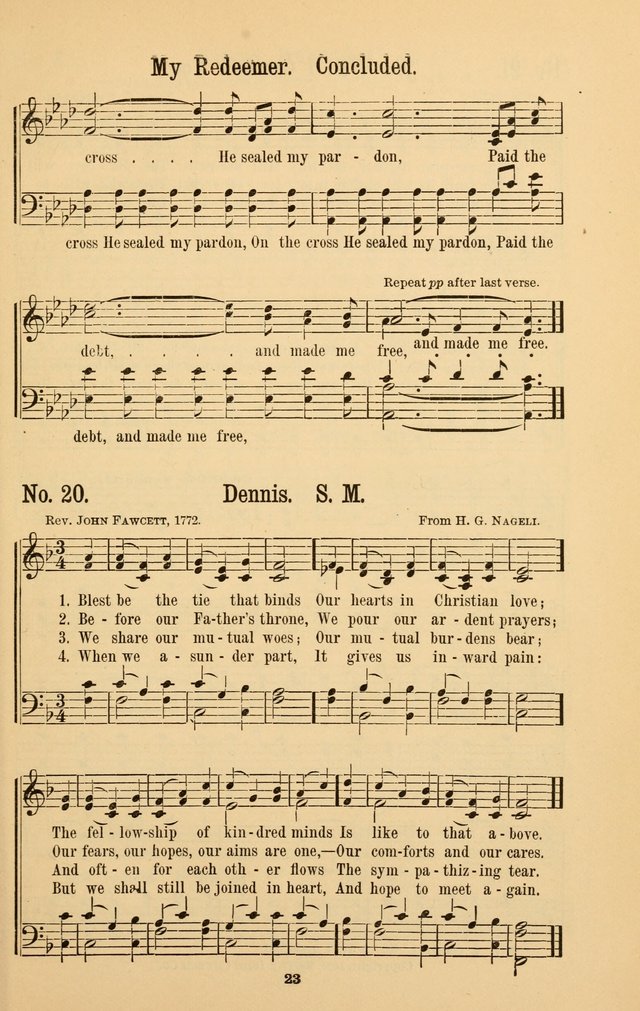 The Great Awakening: a choice collection of new and standard gospel songs page 23