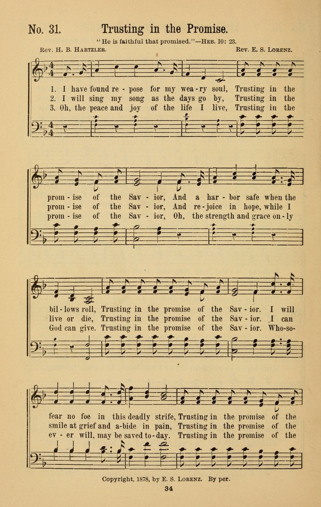The Great Awakening: a choice collection of new and standard gospel songs page 36