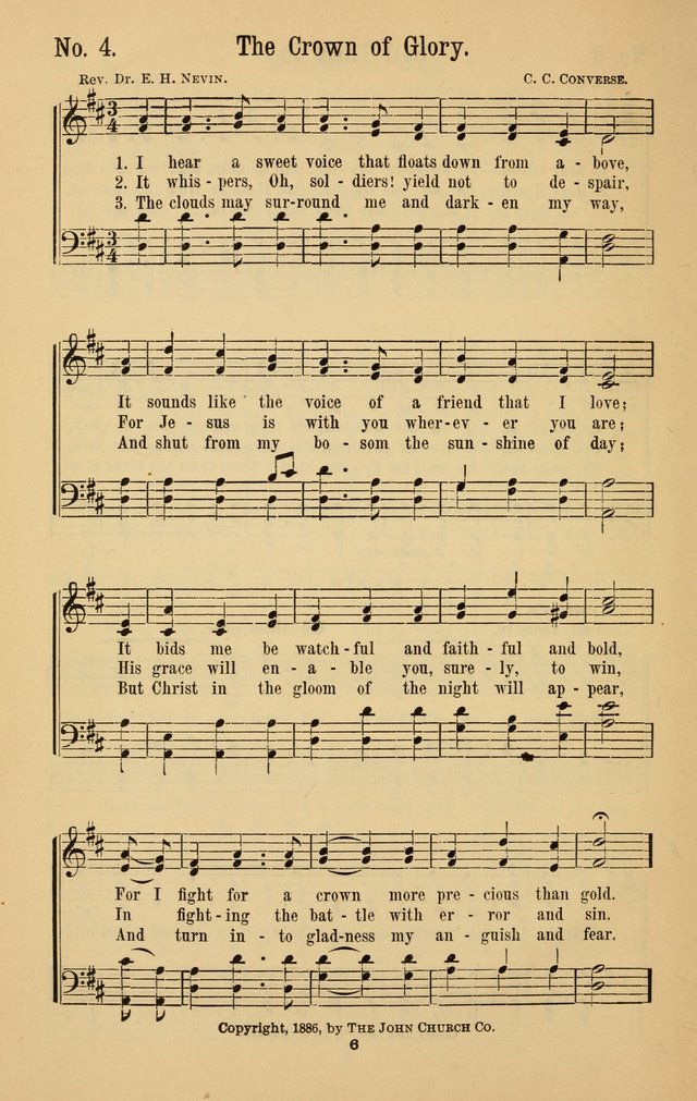 The Great Awakening: a choice collection of new and standard gospel songs page 6