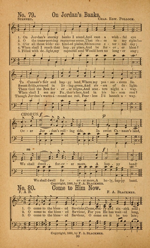 The Gospel Awakening: a collection of original and selected "hymns and spiritual songs" for the use in gospel meetings everywhere page 76