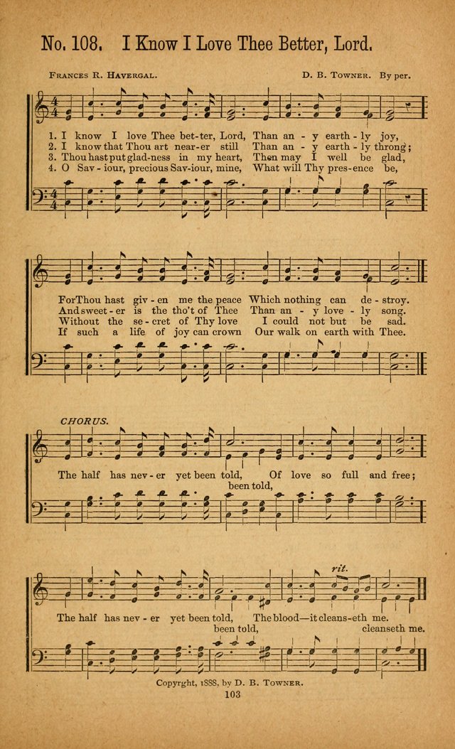 The Gospel Awakening: a collection of original and selected "hymns and spiritual songs" for the use in gospel meetings everywhere page 99