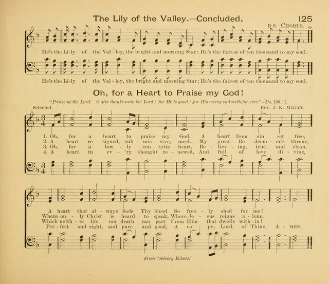 Gates Ajar: a collection of hymns and tunes for use in Sunday schools, praise and prayer meetings page 125