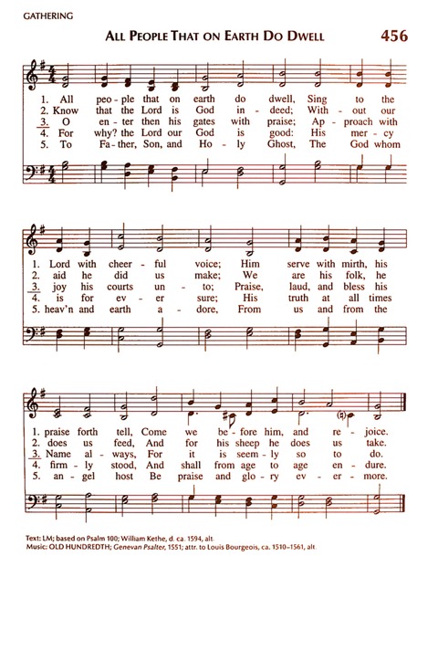 Glory and Praise (3rd. ed.) page 787