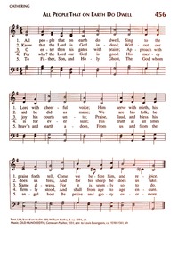All People That On Earth Do Dwell Hymnary Org