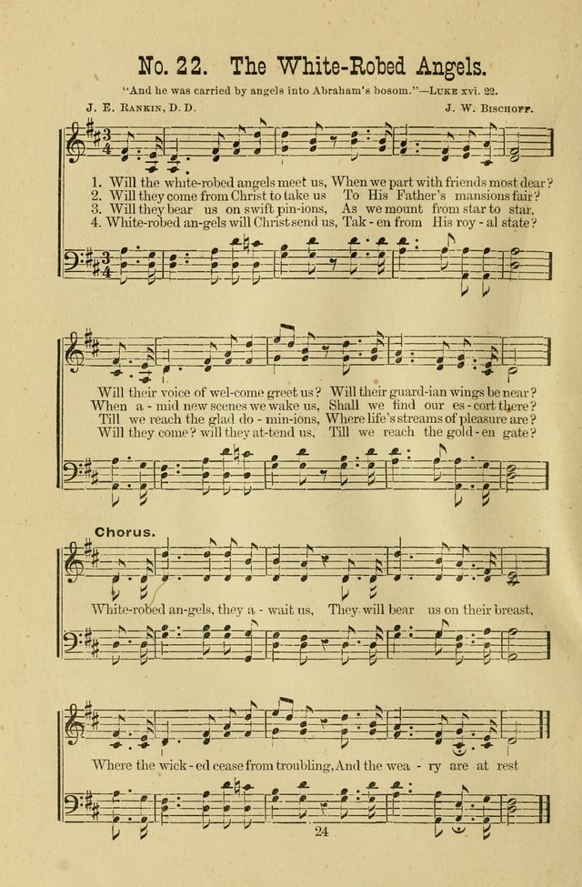 Gospel Bells: a collection of new and popular songs for the use of Sabbath schools and gospel meetings page 24