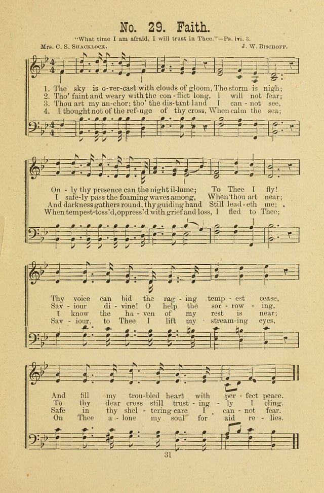 Gospel Bells: a collection of new and popular songs for the use of Sabbath schools and gospel meetings page 31