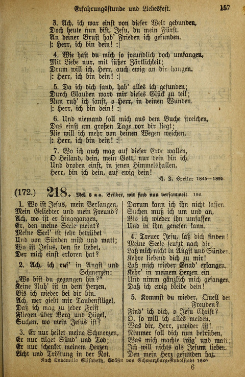 Gesangbuch der Bischöflichen Methodisten-Kirche: in Deutschalnd und der Schweiz page 155
