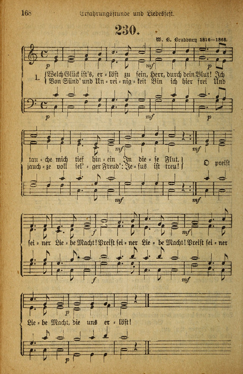 Gesangbuch der Bischöflichen Methodisten-Kirche: in Deutschalnd und der Schweiz page 166