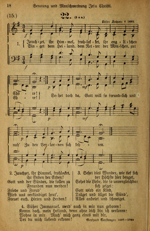 Gesangbuch der Bischöflichen Methodisten-Kirche: in Deutschalnd und der Schweiz page 18