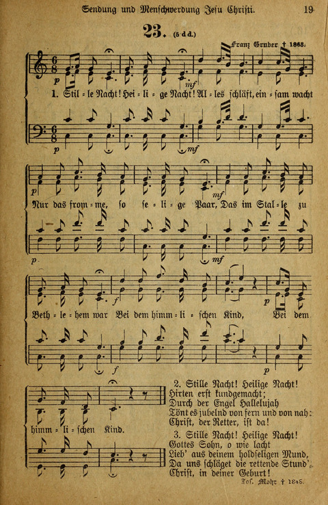 Gesangbuch der Bischöflichen Methodisten-Kirche: in Deutschalnd und der Schweiz page 19