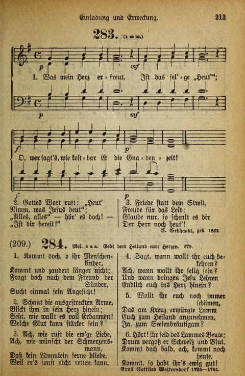 Gesangbuch der Bischöflichen Methodisten-Kirche: in Deutschalnd und der Schweiz page 211