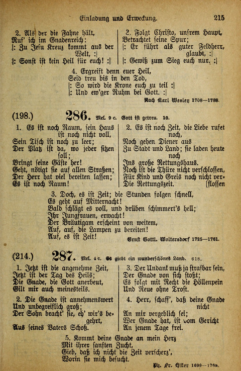 Gesangbuch der Bischöflichen Methodisten-Kirche: in Deutschalnd und der Schweiz page 213