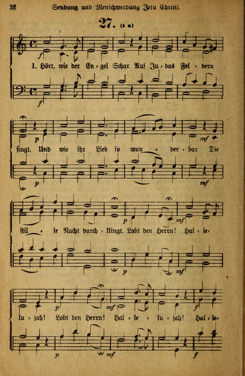 Gesangbuch der Bischöflichen Methodisten-Kirche: in Deutschalnd und der Schweiz page 22