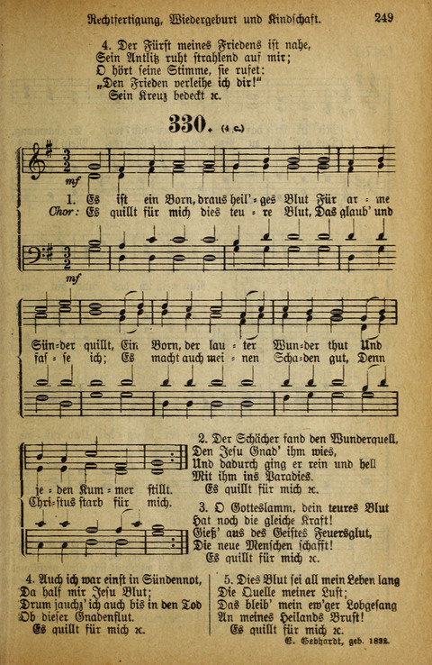 Gesangbuch der Bischöflichen Methodisten-Kirche: in Deutschalnd und der Schweiz page 247