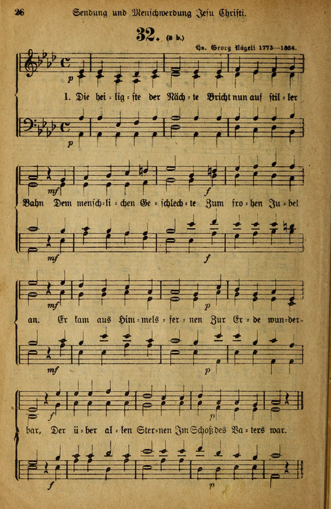 Gesangbuch der Bischöflichen Methodisten-Kirche: in Deutschalnd und der Schweiz page 26