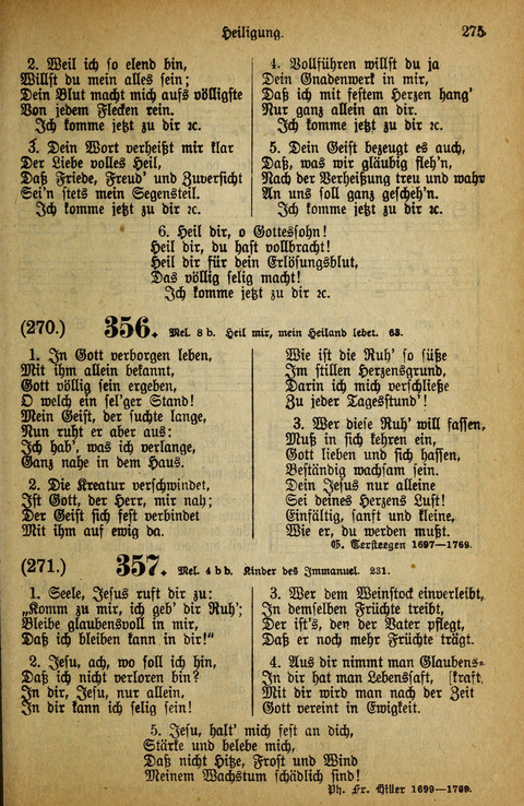Gesangbuch der Bischöflichen Methodisten-Kirche: in Deutschalnd und der Schweiz page 275