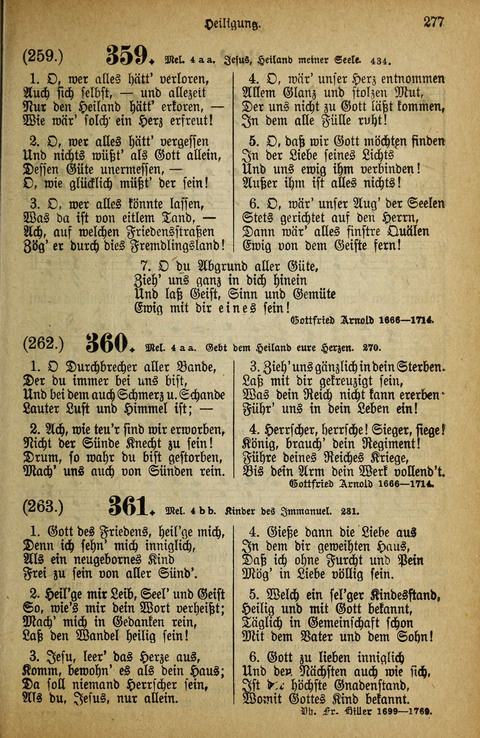 Gesangbuch der Bischöflichen Methodisten-Kirche: in Deutschalnd und der Schweiz page 277