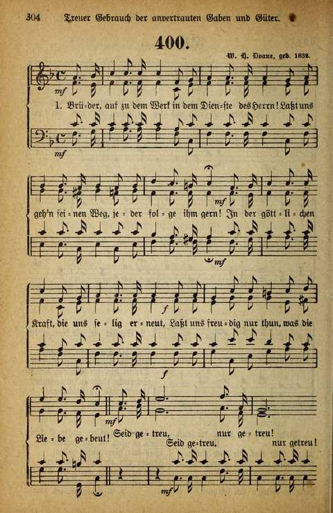 Gesangbuch der Bischöflichen Methodisten-Kirche: in Deutschalnd und der Schweiz page 304