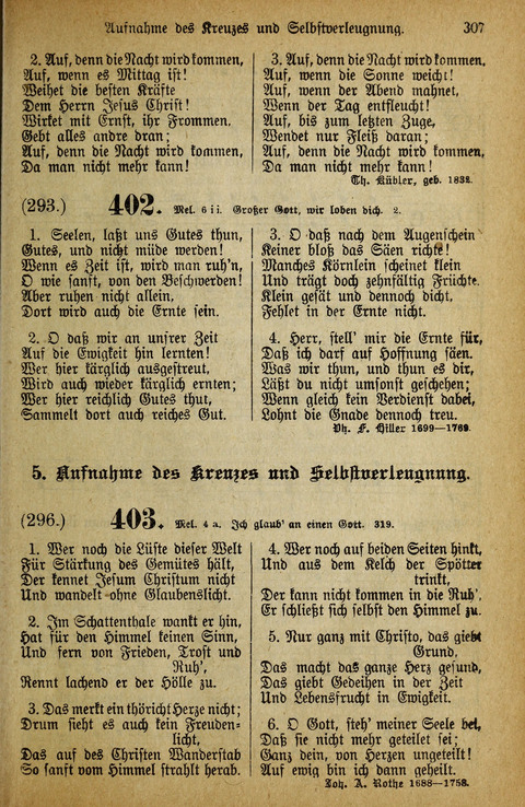 Gesangbuch der Bischöflichen Methodisten-Kirche: in Deutschalnd und der Schweiz page 307
