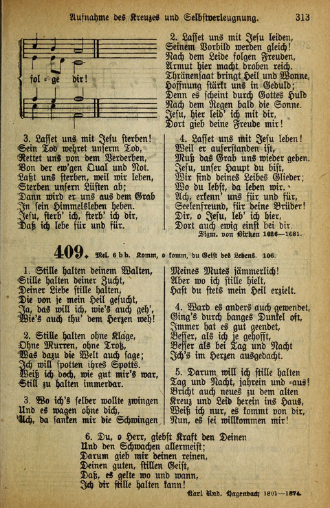 Gesangbuch der Bischöflichen Methodisten-Kirche: in Deutschalnd und der Schweiz page 313