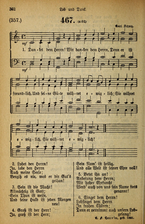 Gesangbuch der Bischöflichen Methodisten-Kirche: in Deutschalnd und der Schweiz page 362