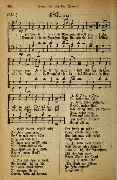 Gesangbuch der Bischöflichen Methodisten-Kirche: in Deutschalnd und der Schweiz page 380