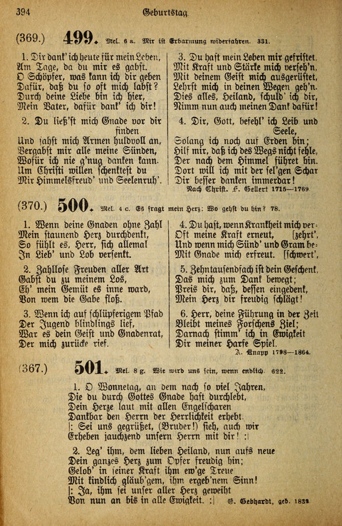 Gesangbuch der Bischöflichen Methodisten-Kirche: in Deutschalnd und der Schweiz page 394