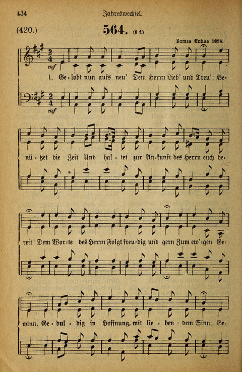 Gesangbuch der Bischöflichen Methodisten-Kirche: in Deutschalnd und der Schweiz page 434