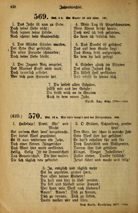 Gesangbuch der Bischöflichen Methodisten-Kirche: in Deutschalnd und der Schweiz page 438