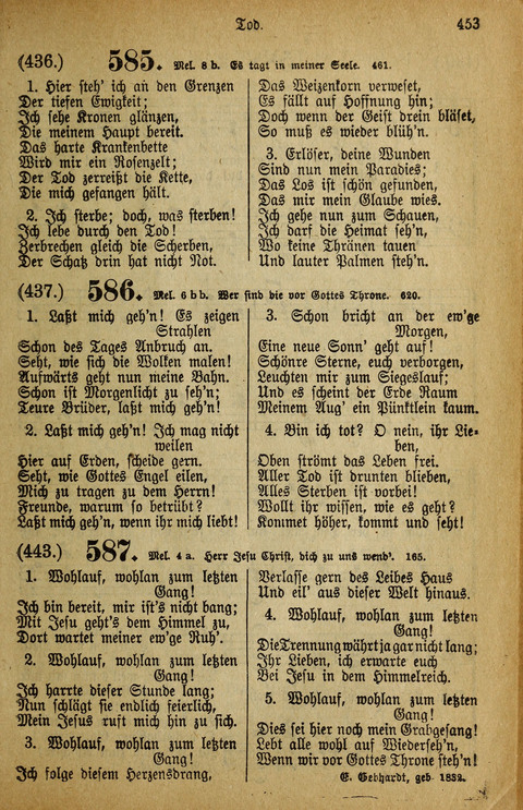 Gesangbuch der Bischöflichen Methodisten-Kirche: in Deutschalnd und der Schweiz page 453