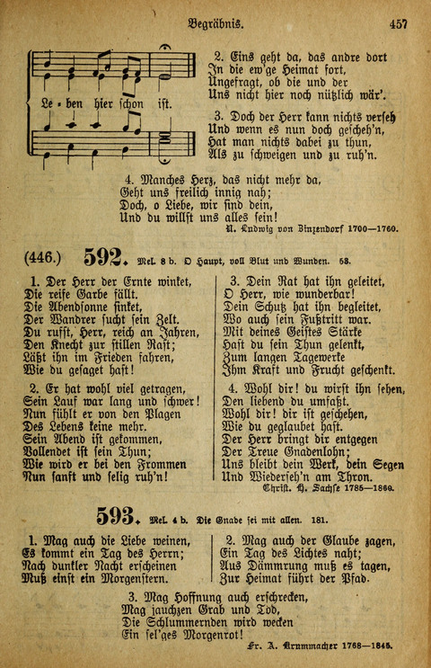 Gesangbuch der Bischöflichen Methodisten-Kirche: in Deutschalnd und der Schweiz page 457