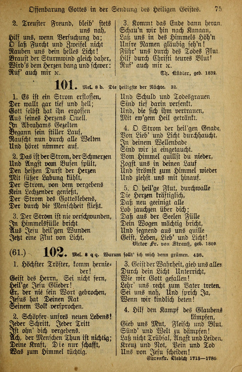 Gesangbuch der Bischöflichen Methodisten-Kirche: in Deutschalnd und der Schweiz page 73