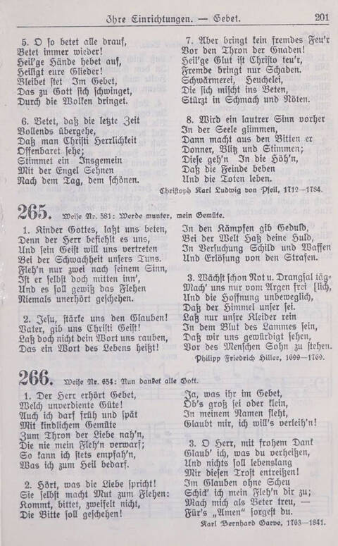 Gesangbuch der Bischöflichen Methodistenkirche: für die Gemeinden deutscher Zunge in Europa page 201