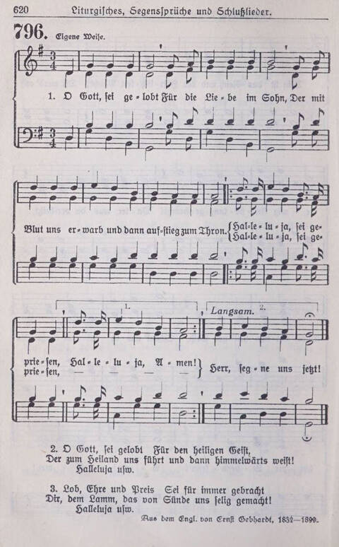 Gesangbuch der Bischöflichen Methodistenkirche: für die Gemeinden deutscher Zunge in Europa page 620