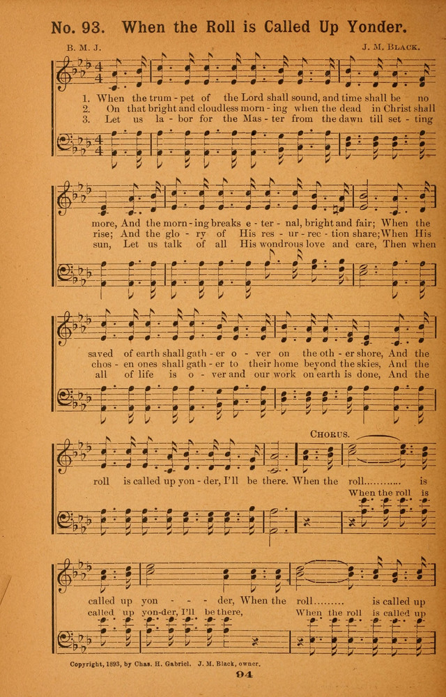 The Gospel Chorus: for use in prayer meetings, young people