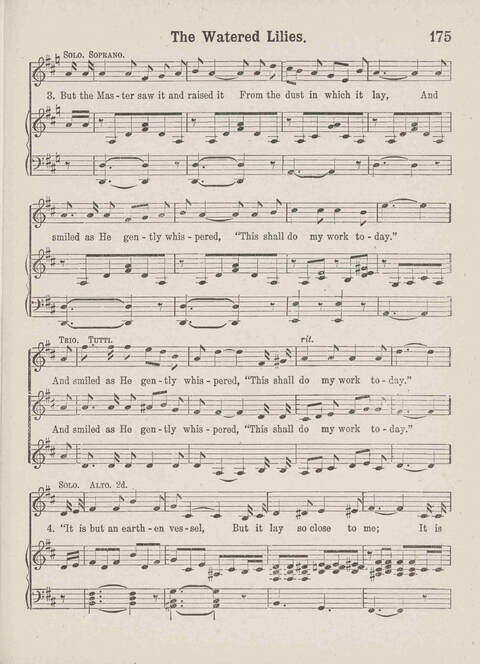 The Gospel Chorus: a collection of special gospel songs adapted for use in evangelistic choruses, Sunday-school choirs, church and social meeting page 175