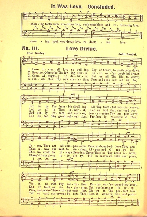 The Gospel Call: a book of revival songs page 113