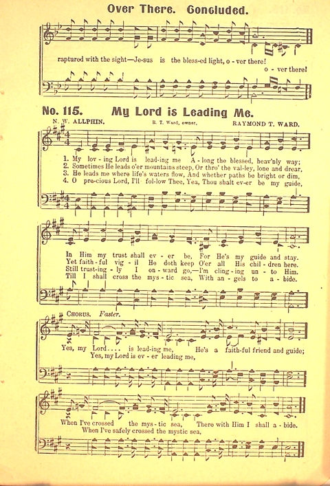 The Gospel Call: a book of revival songs page 117