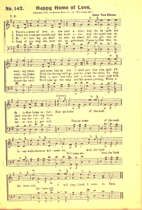 The Gospel Call: a book of revival songs page 146