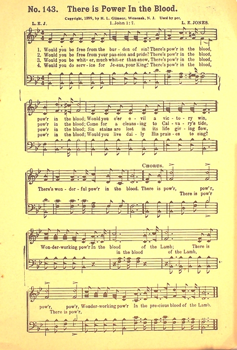 The Gospel Call: a book of revival songs page 147