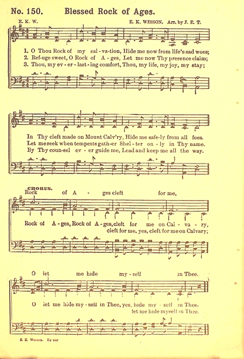 The Gospel Call: a book of revival songs page 154