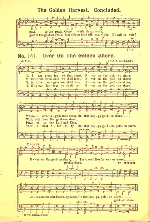 The Gospel Call: a book of revival songs page 165