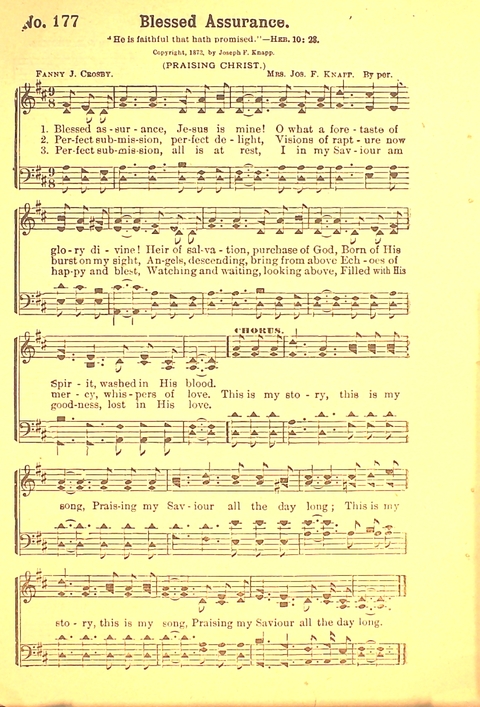 The Gospel Call: a book of revival songs page 176
