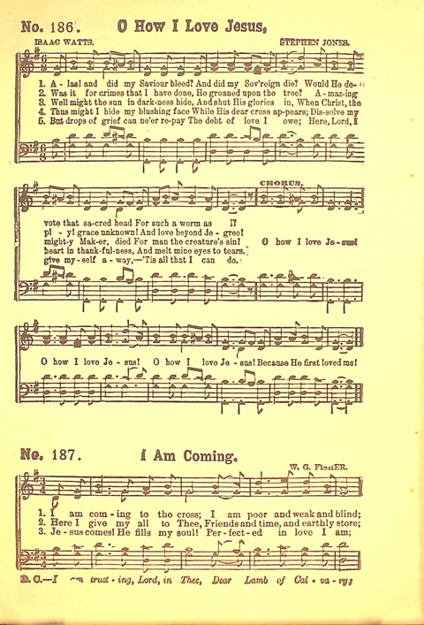The Gospel Call: a book of revival songs page 182