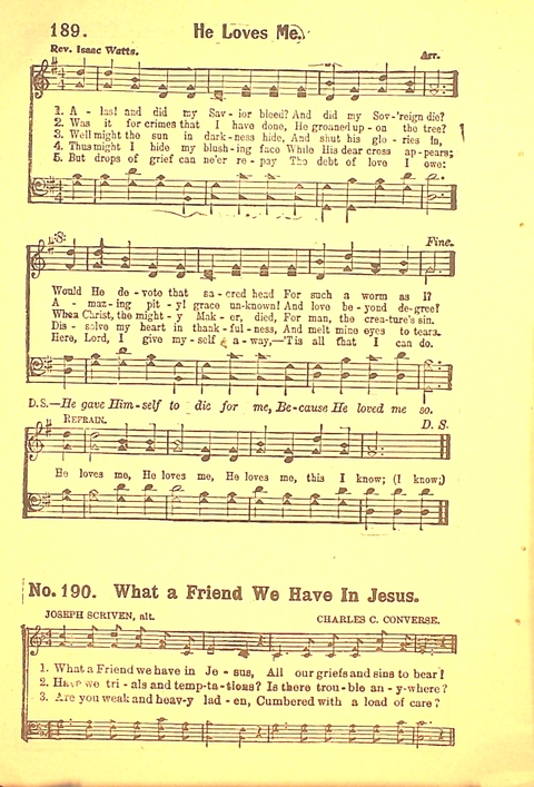 The Gospel Call: a book of revival songs page 184