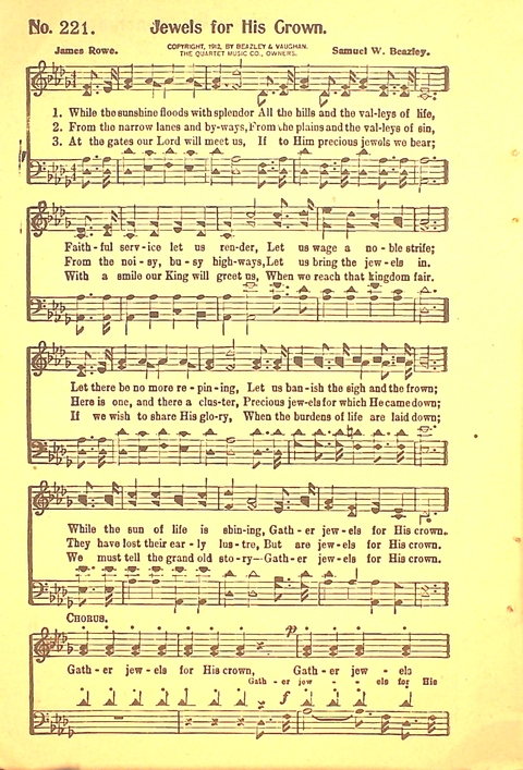 The Gospel Call: a book of revival songs page 214