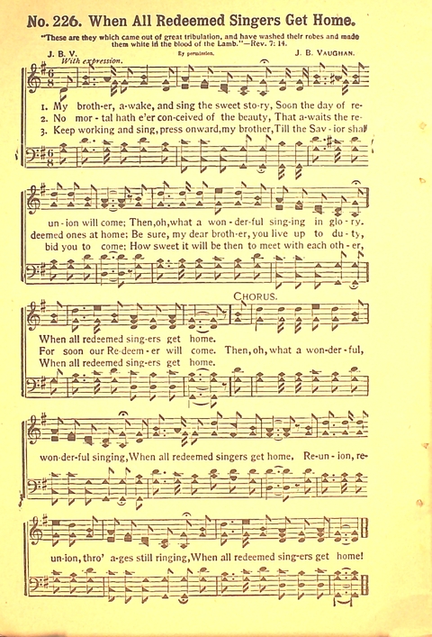 The Gospel Call: a book of revival songs page 220